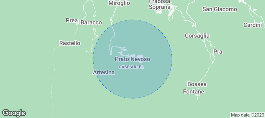 Prato Nevoso Airbnb map